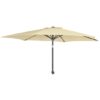 Loxe Tilt And Crank Olefin 2700mm Fabric Parasol In Ecru