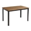 Etax Rectangular 119cm Wooden Dining Table In Aged Golden Oak