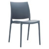 Mesa Polypropylene With Glass Fiber Dining Chair In Dark Grey