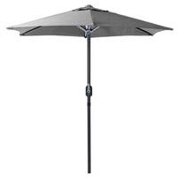 2m Patio Market Garden Parasol Grey