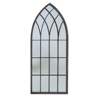 Outdoor Arch Mirror – Grey