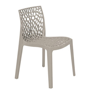 Nicole Polypropylene Side Chair In Jute