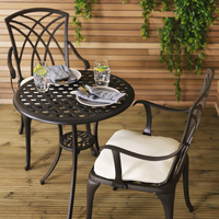 Cast Aluminium Bistro Table And Chairs Set