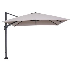 Hugo Cantilever Parasol In Sand With Granite Base