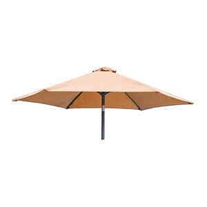 Loxe Tilt And Crank Olefin 2500mm Fabric Parasol In Ochre