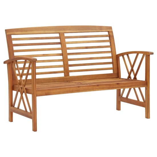 Josie Wooden Garden Seating Bench In Natural