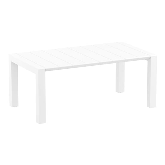 Ventsor Outdoor Medium Extending Dining Table In White