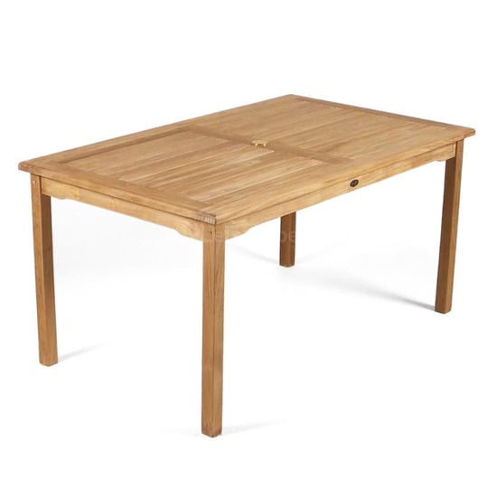 Willow Teak Wood Dining Table Rectangular In Teak